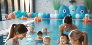 Wpływ pływania na rozwój sensoryczny niemowląt